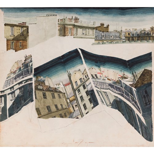 View of Rooftops, Paris